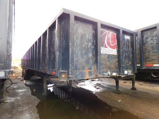 Manac 53' Scrap Gondola Trailer, VIN 2M5121467X1057909 (1999) (LOCATED AT: 1255 Gifford Rd., Elgin,