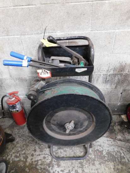 Plastic Banding Cart w/Tools (LOCATED AT: 930 DuPage Ave., Lombard, IL 60148)