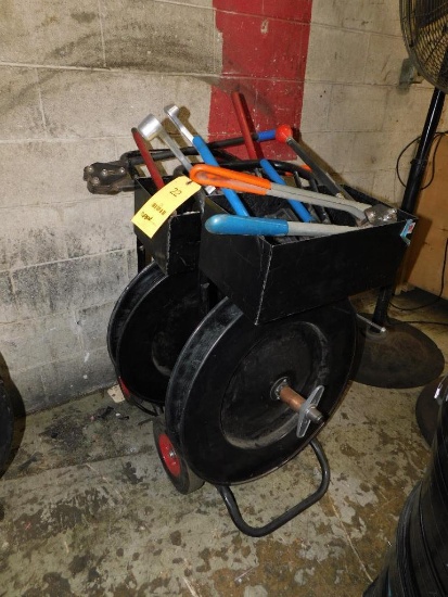 LOT: (2) Steel Banding Carts w/Tools (LOCATED AT: 930 DuPage Ave., Lombard, IL 60148)