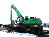 Sennebogen Material Handler, Model 840, S/N 840.0.188 (2008) (ENGINE RUNS ROUGH - HYDRAULIC LEAKS)