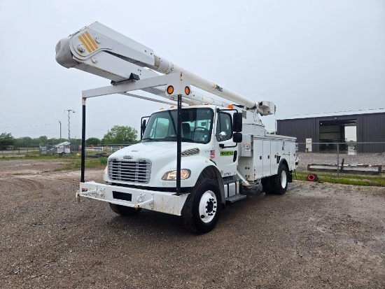 Altec AA755, 55' Aerial 1-Man Bucket Boom, S/N 03139Z7224, Material Handling Equipted, Rear Mounted