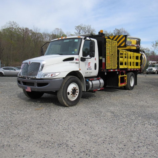 2021 TMA 15' Scorpion Package Truck TMA#M03145, LED Arrow Board Mounted on 2022 International MV607
