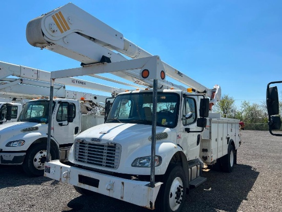 Altec AA755 1-Man Bucket Aerial Boom, S/N: 0313BZ7243, Mounted on Freightliner M2-106 Day Cab Truck,