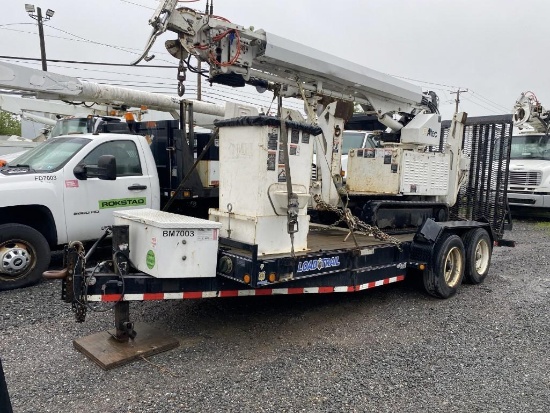 Altec DB37 Track Mounted Derrick Digger, S/N 0215ET0719 (2015), Material Handler, Pole Guide, 1-Man