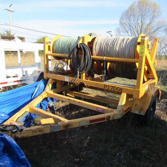 TSE Trailer 2501 PLW 4-Drum Pilot Line Winder, VIN: 1P9PR12186M435369, S/N 06-3273-05, GVWR: 8,000