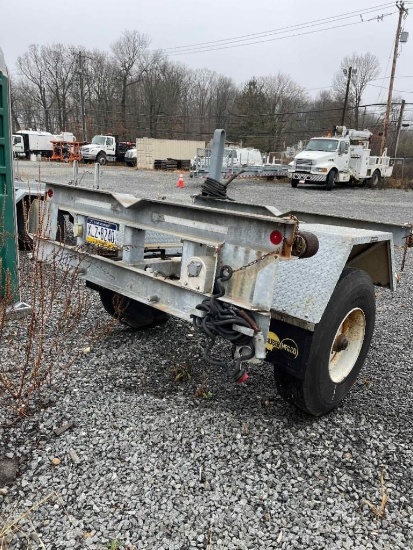 Sauber Mfg. Co. 4503-B Pole Dinky Pole Trailer, VIN 1F9UZ0913TV048203 (1997), GVWR: 11,000 Lbs.,