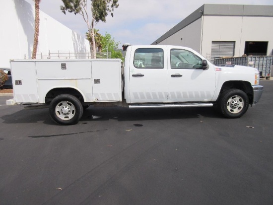 Chevrolet 2500HD Service Truck, VIN: 1GC1KVCG0EF121488, Crew Cab w/Utility Body, Vortec V8, 6.0L