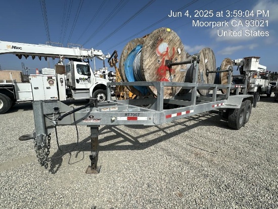 2021 Reelstrong MRST3-9K 3 Reel Trailer, VIN: 1R9BU2829M1626074, Asset RT7007 (LOCATION: 5401