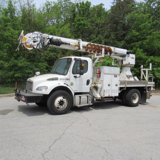 Altec DM47BR Digger Derrick, S/N 0314DV6267, 14,000 Lb. Winch, Front & Rear A-Frame Outriggers