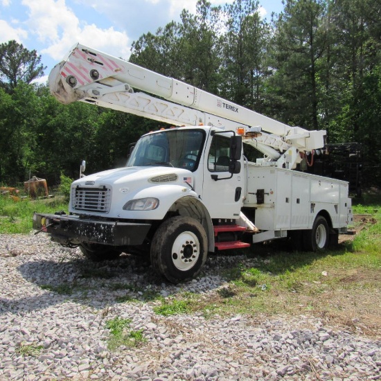 HI-Ranger HRX-55, 55' Rear Mounted 1-Man Aerial Boom, S/N 2100441584, Front & Rear A-Frame
