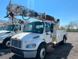 Altec DM47BTR Digger Derrick, S/N: 0414FR1142 (2014), Rear Mounted on Freightliner M2-106 Day Cab