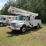 Terex HI-Ranger HRX-55, 55' Rear Mounted 1-Man Bucket Aerial Boom, S/N 2100341243, Front & Rear