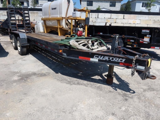 2021 Lucon Custom Heavy Haul 12T172FC Trailer, 17' + 4' Ramp, 12,000 GVWR, Pintle Hitch, Tandem