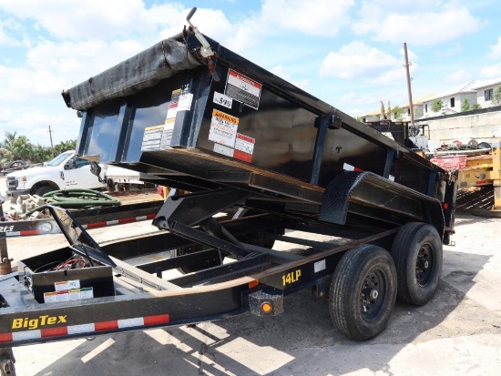 2024 Big Tex 14LP-12 12' Low Profile Dump Trailer, Ramps, VIN: 16V1D172XR7332560 (SUBJECT TO