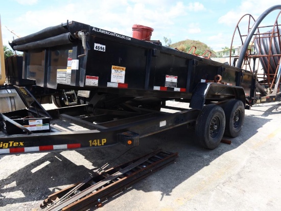 2024 Big Tex 14LP-16 16' Low Profile Dump Trailer, Ramps,VIN: 16V1D2125R5309164 (SUBJECT TO SELLER'S
