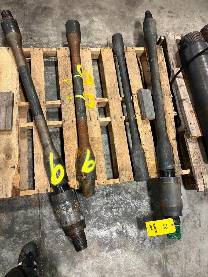 LOT: (2) Complete 7" Element Flex Shaft Transmissions, (1) 7" Flex Shaft, (1) 5" Flex Shaft Blank