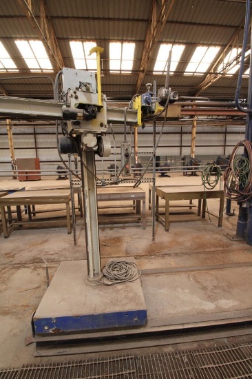Welding Manipulator, Joe Fuller 5' x 3' Trackmount, 20' Track