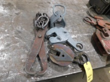 LOT: Assorted Lifting Equipment (LOCATION: 1200 MAIN ST., MELROSE PARK, IL 60160)