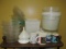Plastic Containers & Coffee Cup Lot