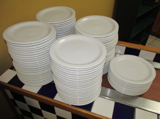 105 - 10 1/4" Challengeware Dinner Plates