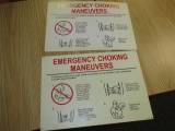 Emergency Choking Maneuvers Signs (Not Current - Discontinuted)