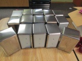 15 Crome Napkin Holders Lot