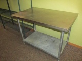 SSP Stainless Steel Table w/Undershelf