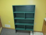 Green Wood Shelf Unit