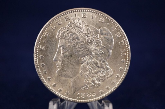 1885-p Morgan Silver Dollar