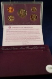 1990 United States Mint Proof Set with box and COA