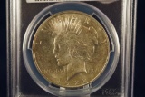 PCGS 1922-d Silver Peace Dollar $1 Vam 2Y Graded Select ms62 PCGS