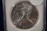 NGC 2012 Silver Eagle Early Releases MS 70