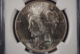 1923-p Peace Silver Dollar