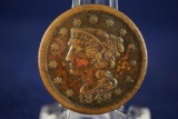 1848 Braided Hair Large Cent 1c