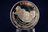 1991-S Mount Rushmore Golden Anniversary Proof Silver Dollar