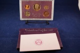 1987 United States Mint Proof Set, with box and COA