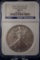 NGC 2007-w Silver Eagle $1 Early Releases MS 69
