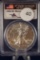 PCGS 2015-w SP70 Silver Eagle First Day Issue - Denver John M. Mercanti Signature
