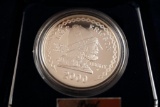 2000 United States Mint Lief Ericson Millennium Commemorative Proof Silver Coin with box and COA