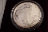 1990-s American Eagle One Ounce Proof Silver Bullion Coin, with box and COA