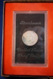 1971-s United States Mint Eisenhower Dollar - San Francisco - Silver Proof (40% silver) - Brown Pack