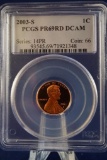 PCGS 2003-s 1C PR69RD DCAM