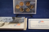2009 United States Mint District of Columbia & U.S. Territories Quarters Proof Set, with box and COA