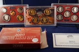 2010 United States Mint Silver Proof Set with box and COA