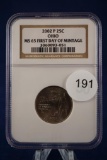 NGC 2002-p 25C Ohio MS 65 First Day of Mintage