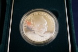 1990 United States Mint Eisenhower Centennial Silver Dollar with boxes and COA (proof)