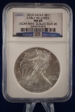 NGC 2010 Silver Eagle $1 Early Releases MS 69