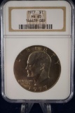 NGC 1977-p Eisenhower Dollar MS 65