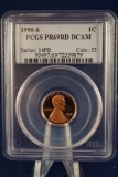 PCGS 1990-s 1C PR69RD DCAM