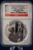 NGC 9/11 10th Anniversary 2011 W Silver Medal September 11 Memorial Early Releases PF 70 Ultra Cameo